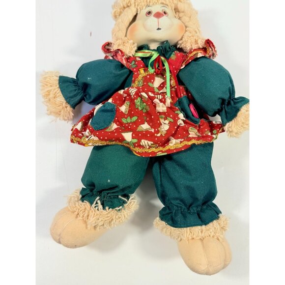 Hip and Hop Bunny Rabbit Stuffed Christmas House of Lloyd Hip & Hop Bunny Holida - Picture 6 of 16